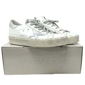 Golden Goose Hi Star Leather Sneakers White Size 40